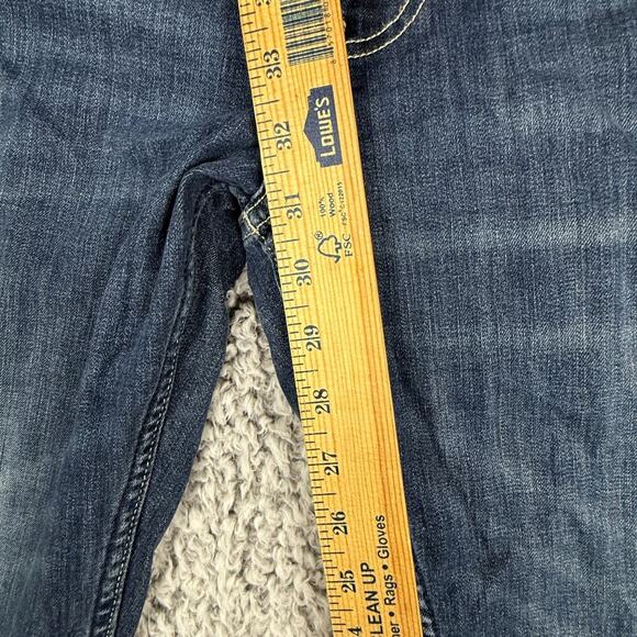 Calvin Klein Men's Stretch Slim Leg Denim Jeans Pants Dark Wash Size 38 x 32 - Picture 7 of 11